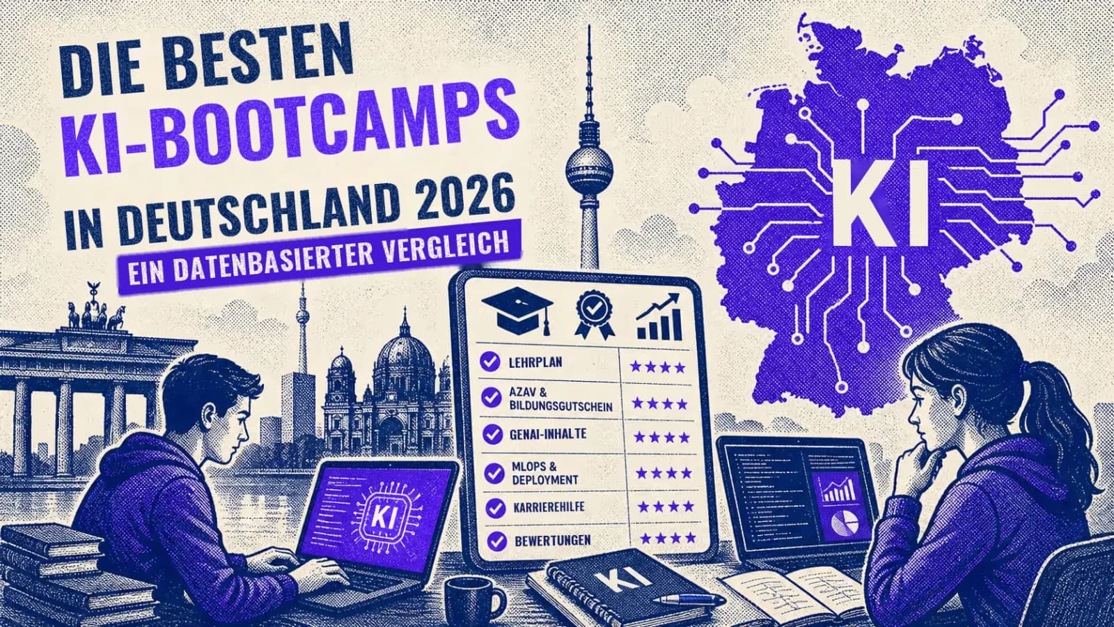Die besten KI-Bootcamps in Deutschland 2026: Ein datenbasierter Vergleich