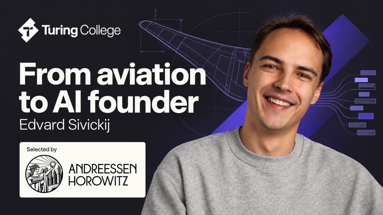 From aviation design engineer to AI founder selected by a16z: Edvard Sivickij and Condense
