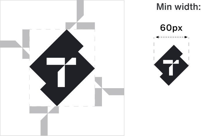 Turing College icon clearspace